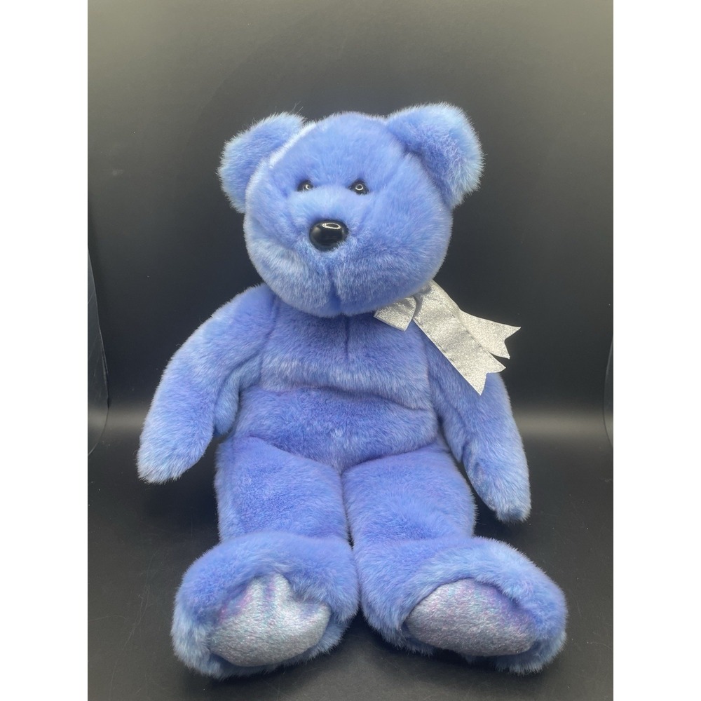 TY Beanie Buddy Retired 1999 Official CLUBBY II 14" Bear